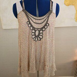 Boho flowy tank